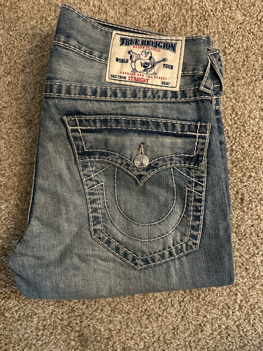 Classic Light Blue Women's Straight Jeans